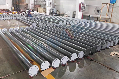 PFA lined pipe spools