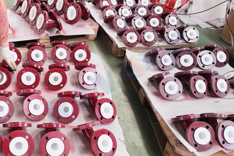 ptfe lined pipes and fittings