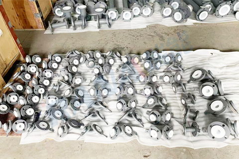 PTFE lined 45 degree elbow